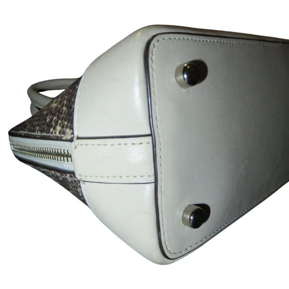 Coach Lizard Embossed Leather Mini Sierra Crossbody Dome Satchel - Picture 11 of 14